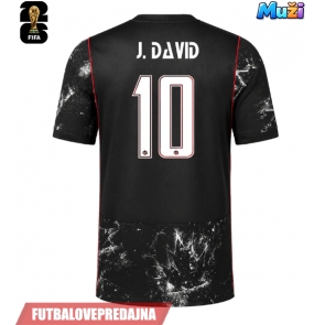 Lacne Muži Futbalové dres Kanada Jonathan David #10 MS 2026 Krátky Rukáv - Preč
